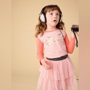 NWT Tea Collection Embroidered Magpie Tee